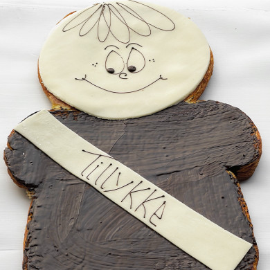 Wienerbrød kagemand/kone