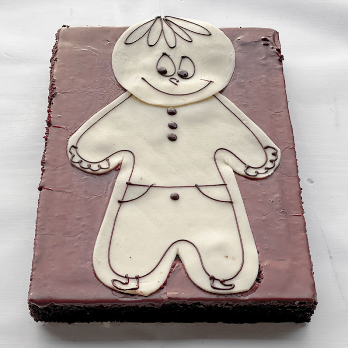 Chokolade kagemand/kone