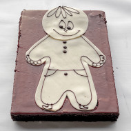 Chokolade kagemand/kone