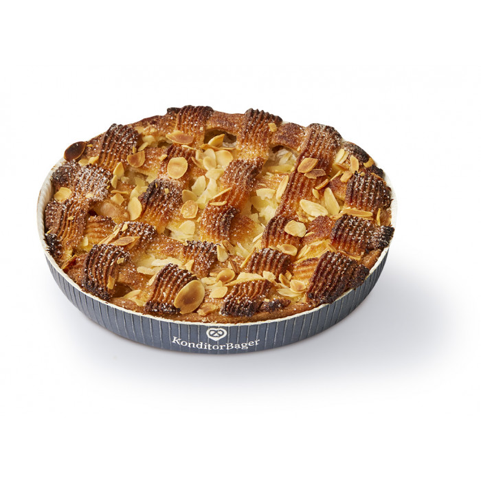 Vores pæretærte er den perfekte blanding af sødme og tekstur. En sand vinder til enhver lejlighed.