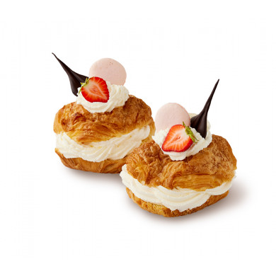 Fastelavnsbolle med fløde