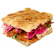 Panini m. kyllingkebab og bacon