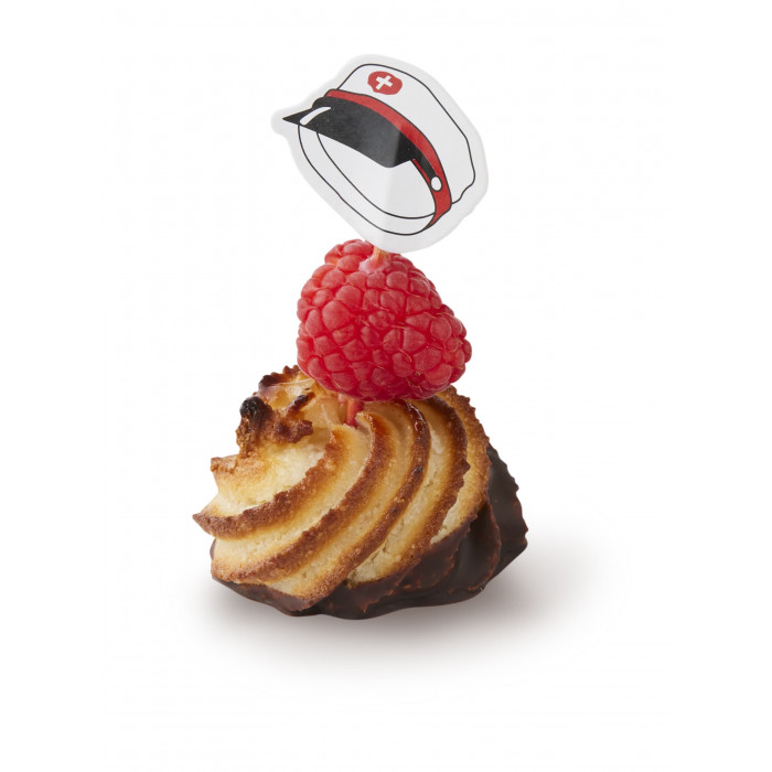 Kransekage med frugt (tapas kager)