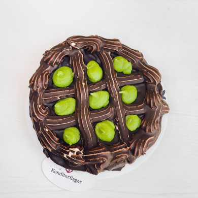 Marzarin tærte m/pistacie