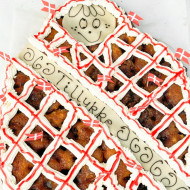 Mellem brunsviger kagemand m/glasur, 15 pers. (Afh. efter kl. 10.00)