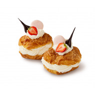 Fastelavnsbolle med fløde