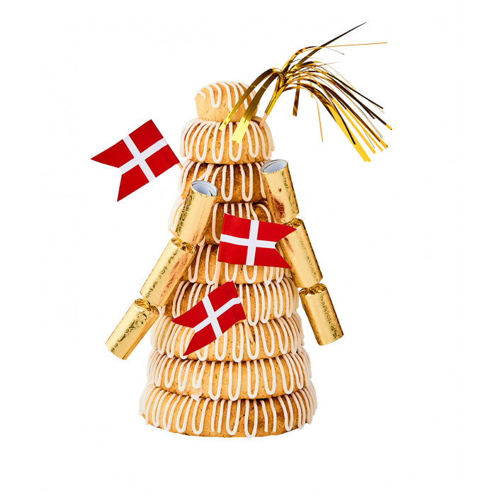 Kransekagetop 8 ringe Afhentes 30 eller 31. dec