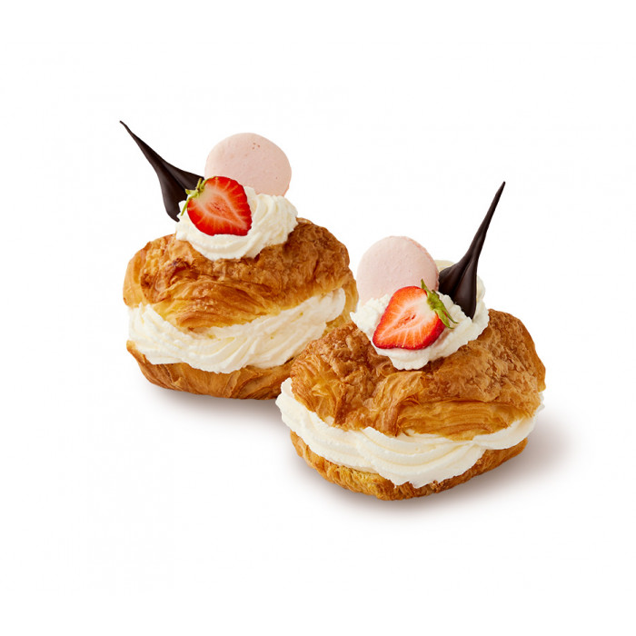 Fastelavnsbolle med fløde