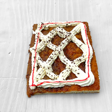 1/4 Brunsviger m/ fløde