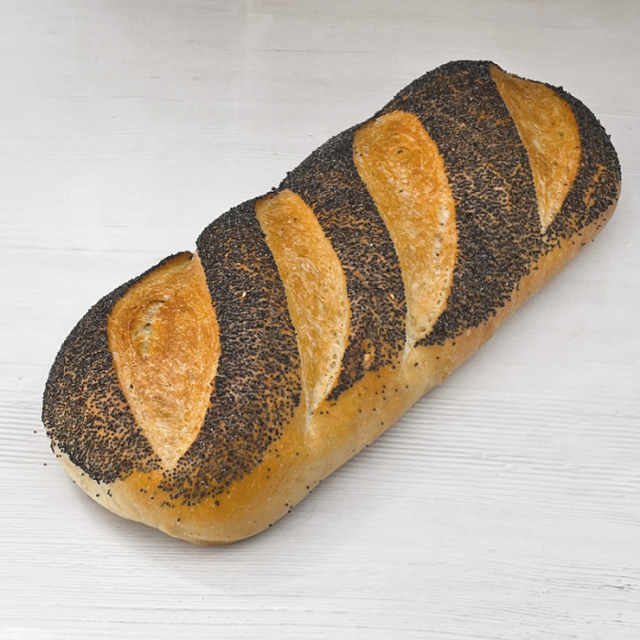 Alm franskbrød m. blå birkes