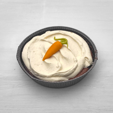 Gulerodskage  Med Cheesetopping