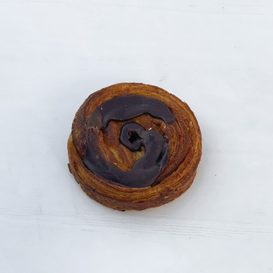 Snegl m. brun glasur