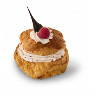  Fastelavnsbolle med hindbærcreme