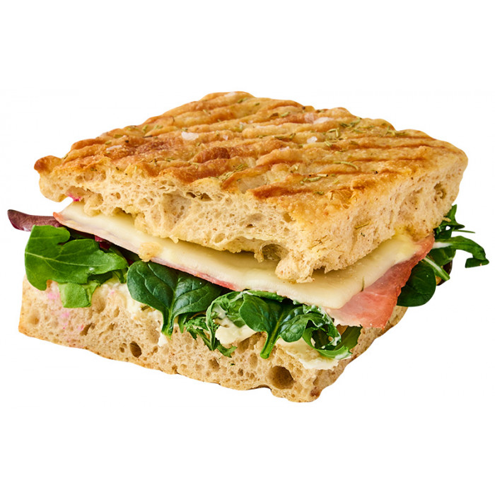 Grilled panini skinke