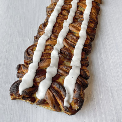 Kanelstang m. glasur