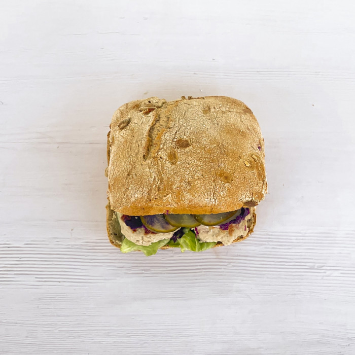 Sandwich med frikadelle