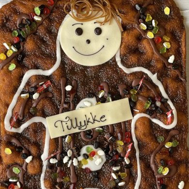 Brunsviger kagemand/kone 