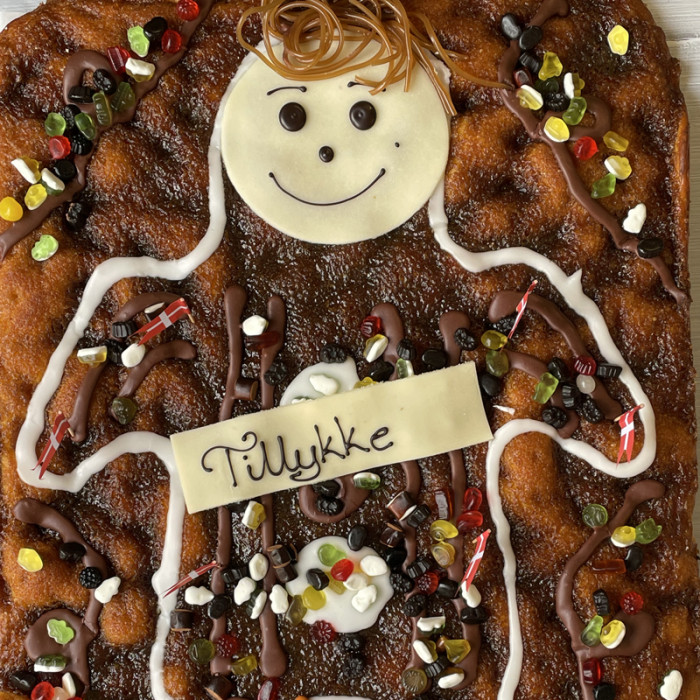 Brunsviger kagemand/kone 