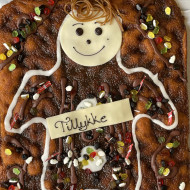 Brunsviger kagemand/kone 