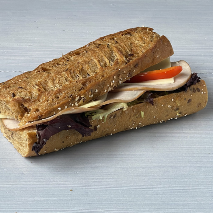 Sandwich m. skinke & ost