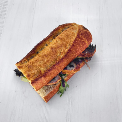 Sandwich m. frikadelle