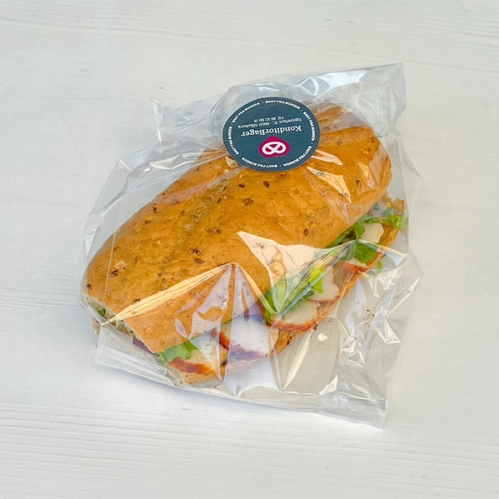 Sandwich m/ kylling og bacon