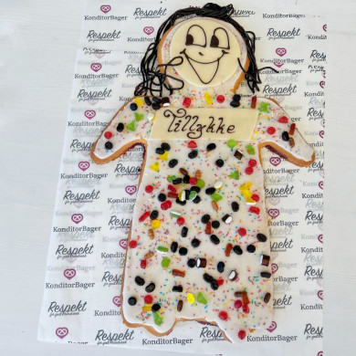 Kagemand hindbærsnitte