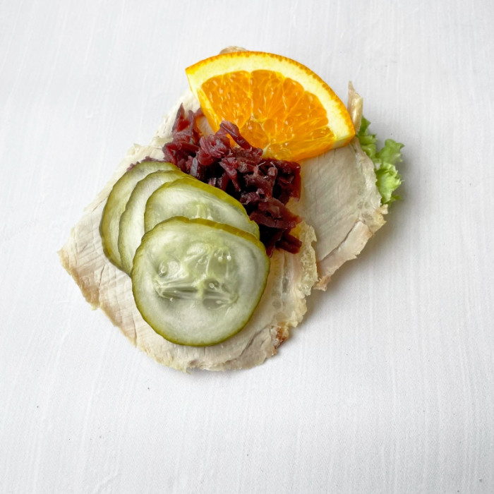 Håndmad med Flæskesteg - Bestilles 2 dage før