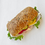 Sandwich m. skinke & ost Sandwich m. skinke & ost