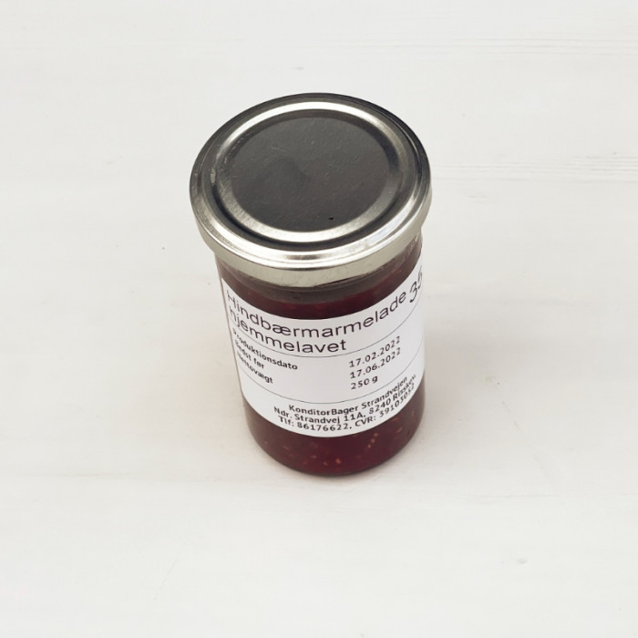 Hindbærmarmelade hjemmelavet