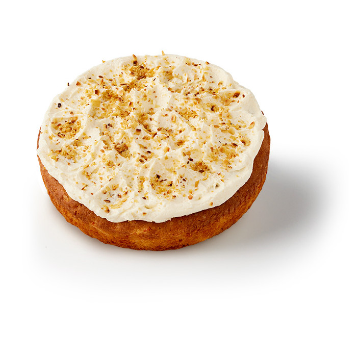 Gulerodskage  Med Cheesetopping