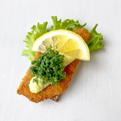 Håndmad m. fiskefilet - Bestilles 2 dage før