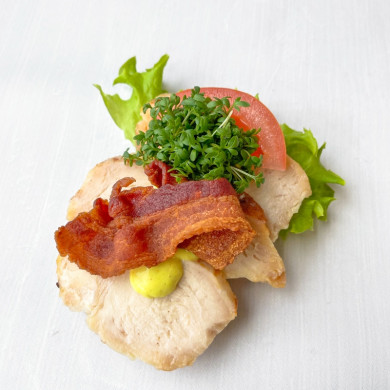 Håndmad m. kylling og bacon - Bestilles 2 dage før