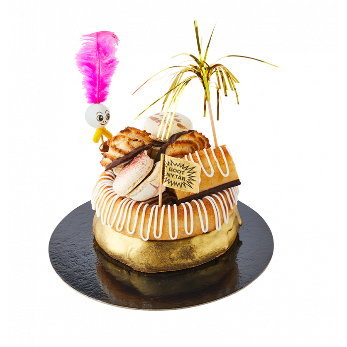 Kransekagekurv med konfekt Afhentes d. 30 og 31dec.