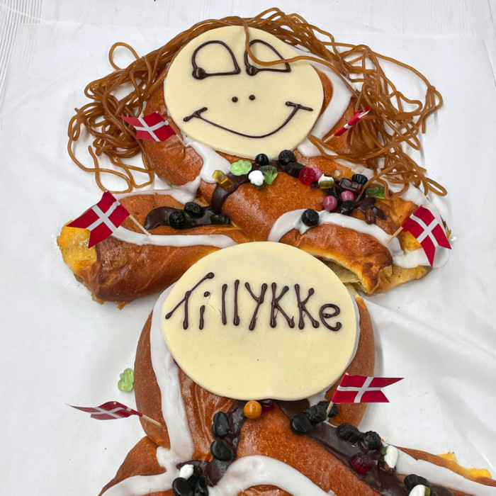 Kagemand/kone i bløddej - Bestilles 2 dage før