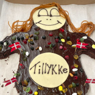 Kagemand/kone i Brown & sweet - Bestilles 2 dage før