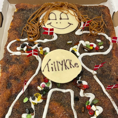 Kagemand/kone i Brunsviger - Bestilles 2 dage før