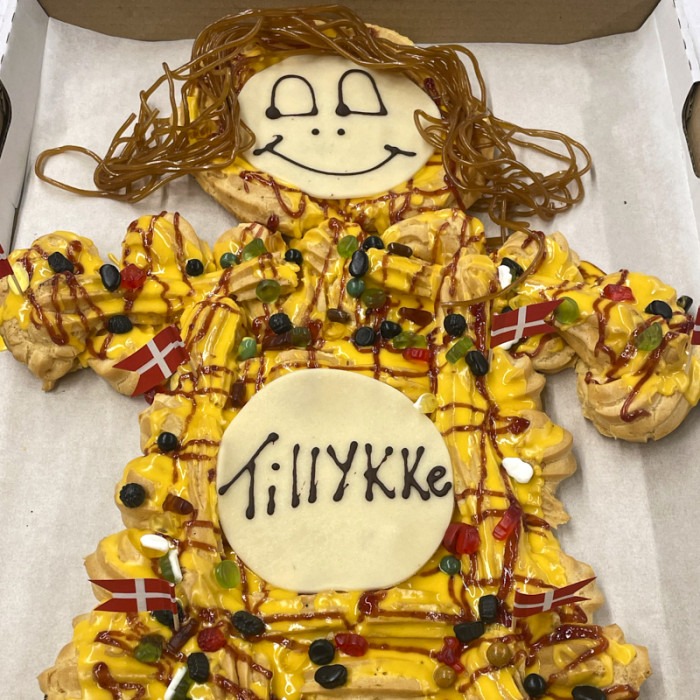 Kage Mand /Dame i wales - Bestilles 2 dage før 