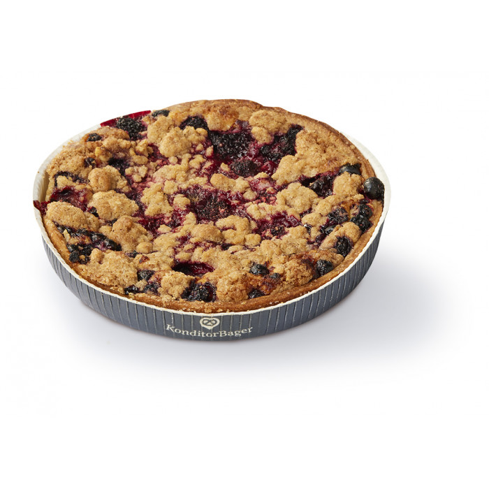 Frist dine gæster med en skovbærtærte, der er både smagfuld og visuelt tiltalende. Ideel til særlige anledninger.