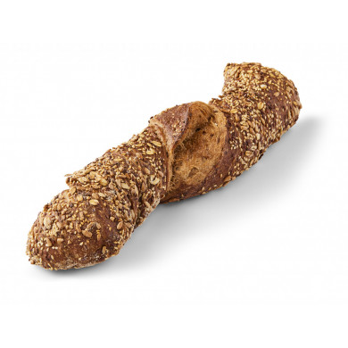 Mørkt surdejs baguette